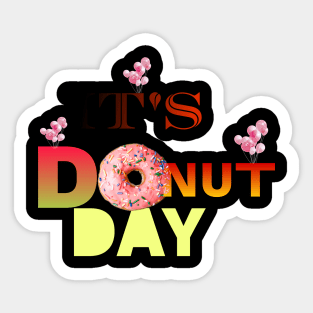 More Happy National Donut Day-It's Sticker